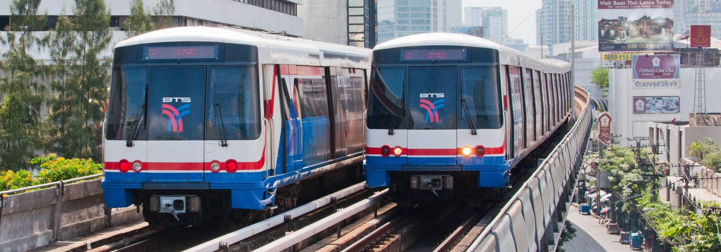 BTS train in Bangkok